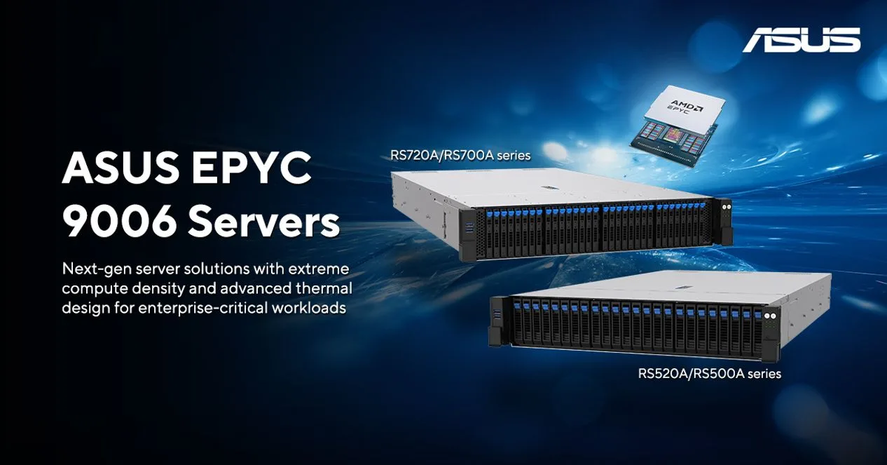 Server ASUS trang bị CPU AMD EPYC 9006 thế hệ 6