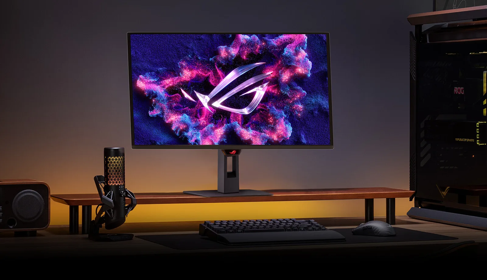 Giao diện trợ lý AI và các tính năng hỗ trợ game thủ trên ASUS ROG Strix XG27ACMSR