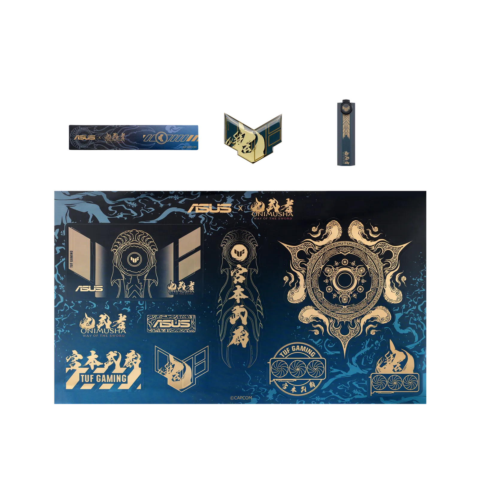 Gói phụ kiện sưu tầm và thông tin phát hành của ASUS TUF Gaming Radeon RX 9070 XT Onimusha Special Edition