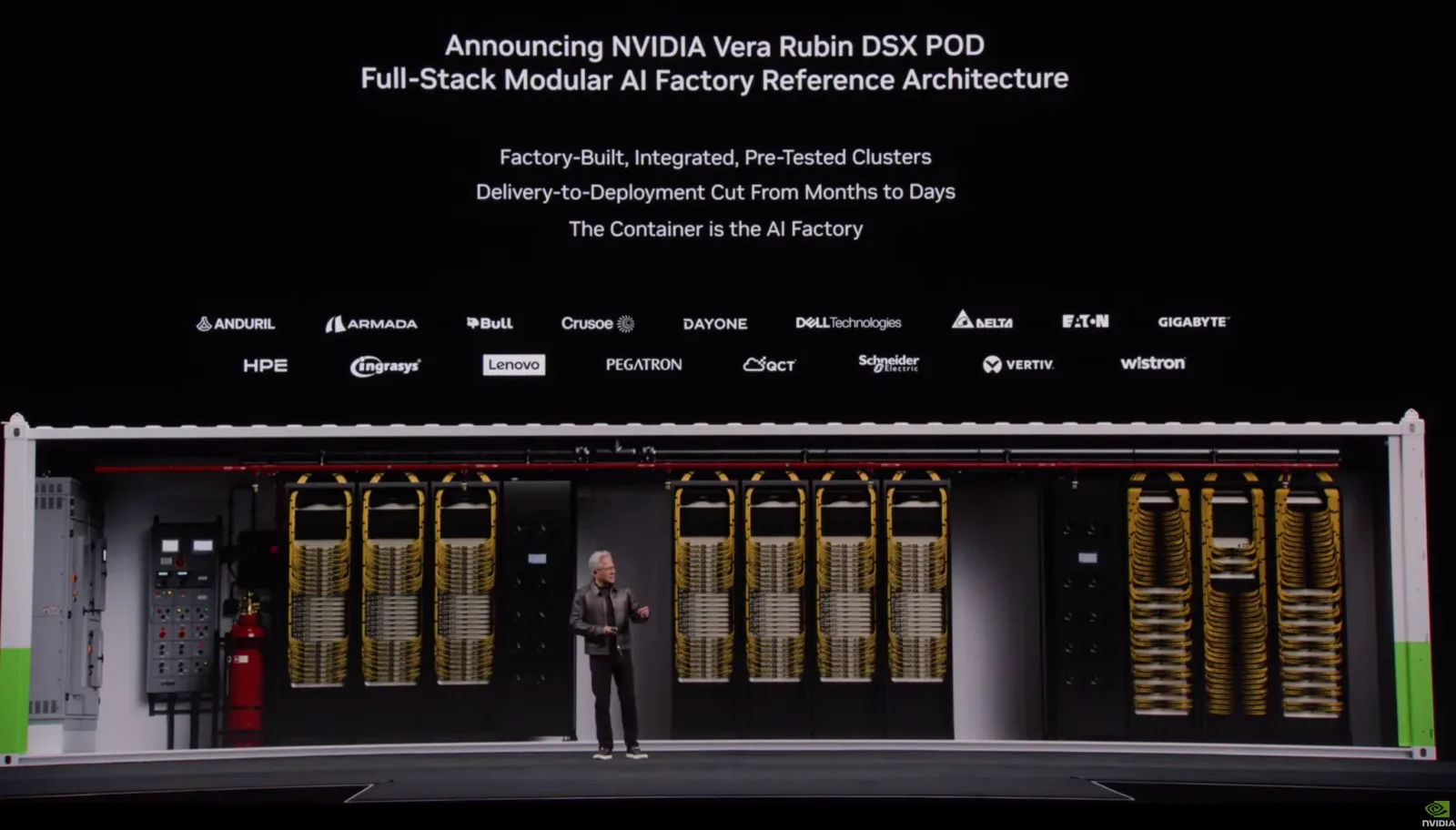 Nền tảng NVIDIA Vera Rubin trong DSX Pod