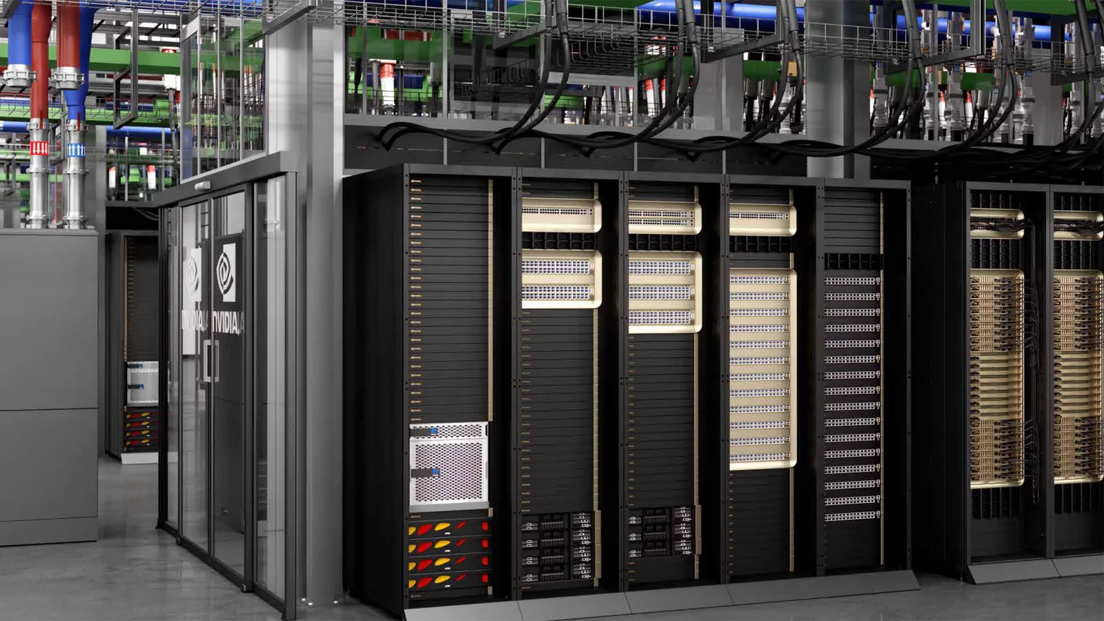 Sơ đồ minh họa quy mô đơn hàng 20.000 rack Nvidia Vera Rubin NVL72 của SpaceX