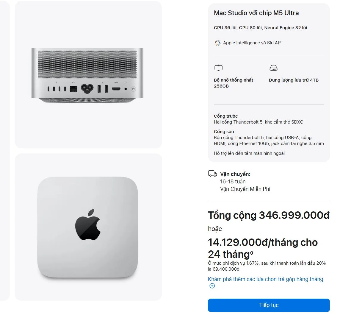 Mac Studio M5 Ultra